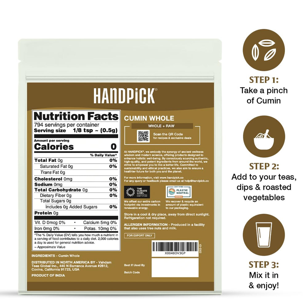HANDPICK bolsa de comino en cocina mostrando uso cotidiano y versatilidad