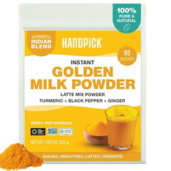 HANDPICK frente del empaque mostrando 7 oz y porciones