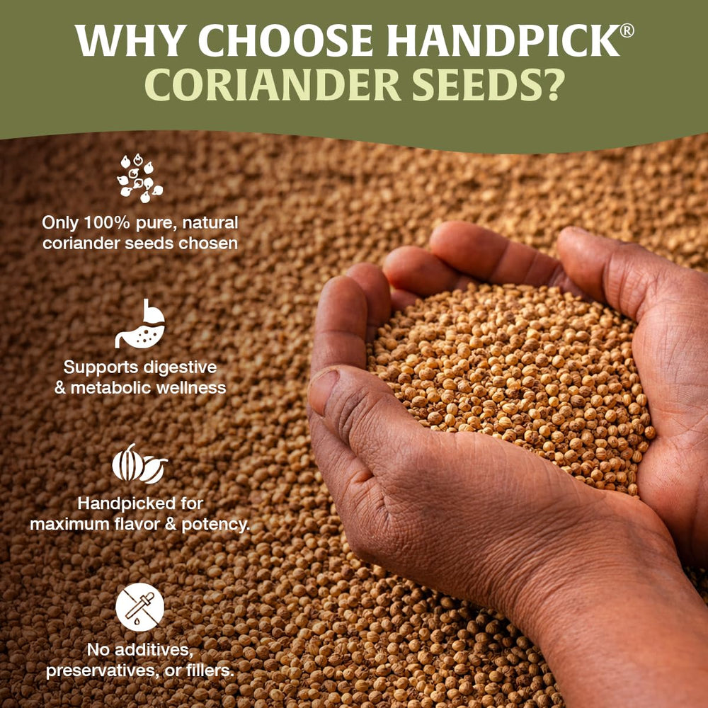 HANDPICK semillas en cuchara siendo añadidas a una receta para mayor sabor