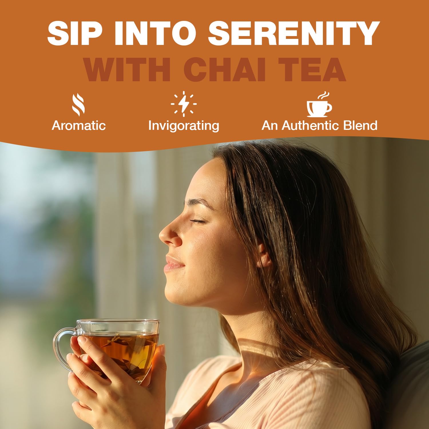 HANDPICK taza de chai servida con espuma - sabor cremoso