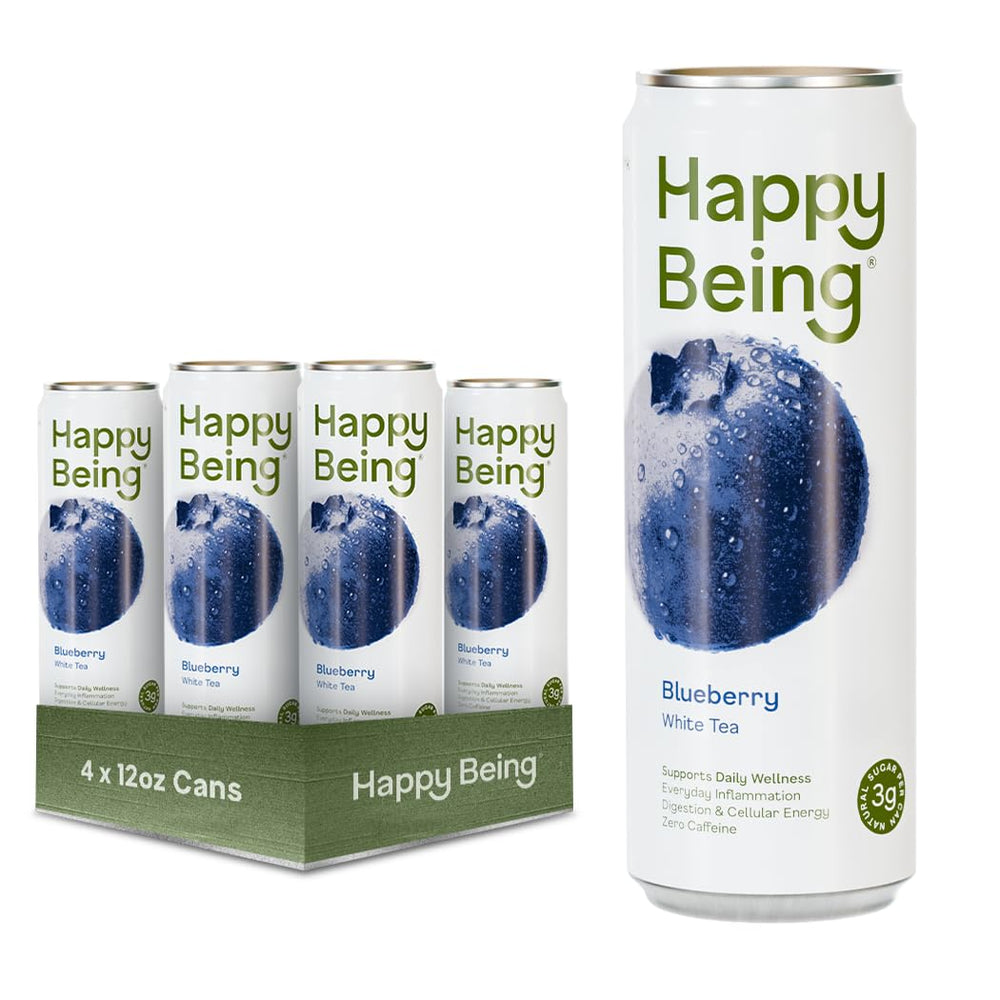 happy being lata frontal arándano mostrando diseño y frescura
