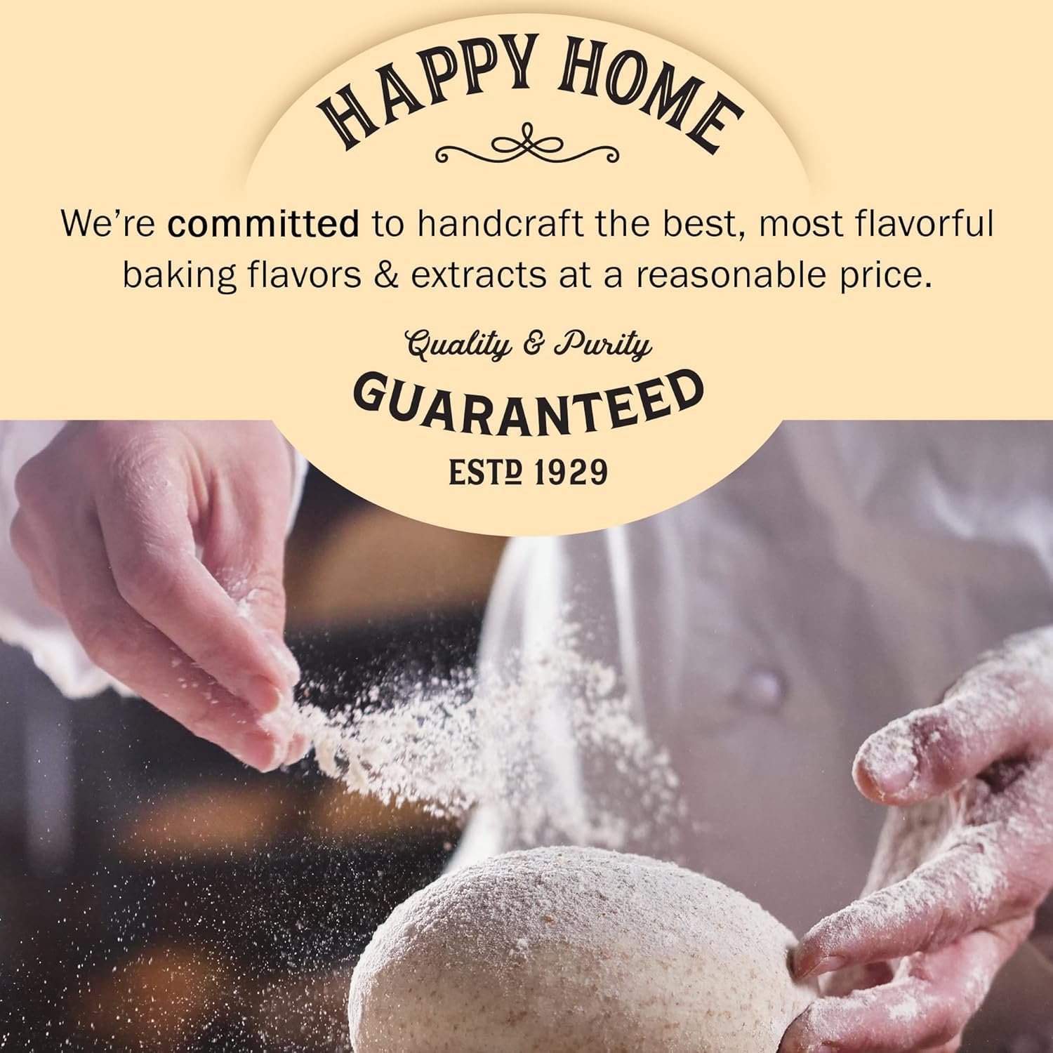 Happy Home frasco ambientado en cocina mostrando integración profesional y casera