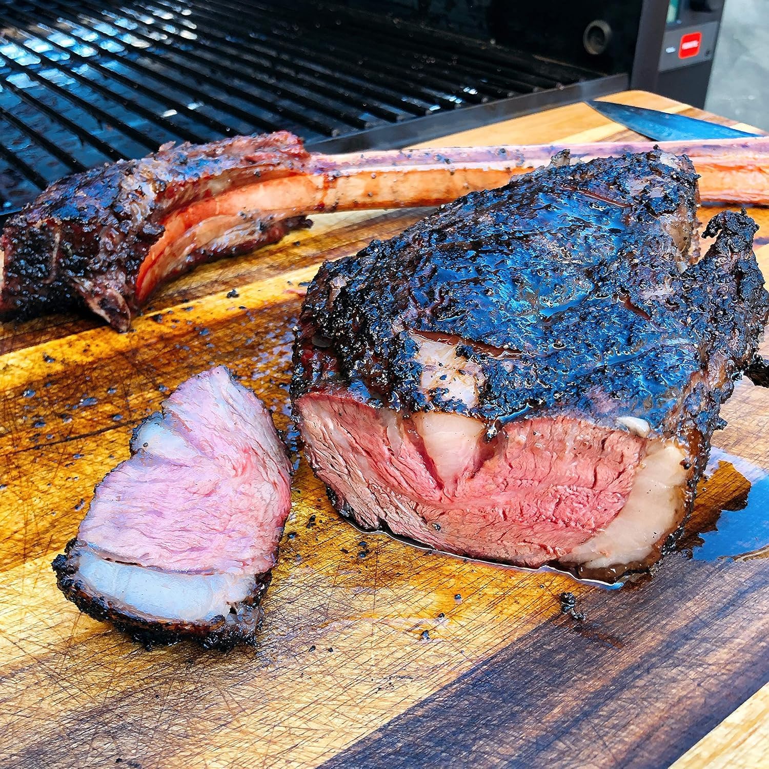 Hardcore Carnivore aplicado sobre steak para mejor corteza