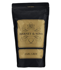 Harney & Sons envase frontal del Earl Grey con presentación de 1 libra y aroma visible