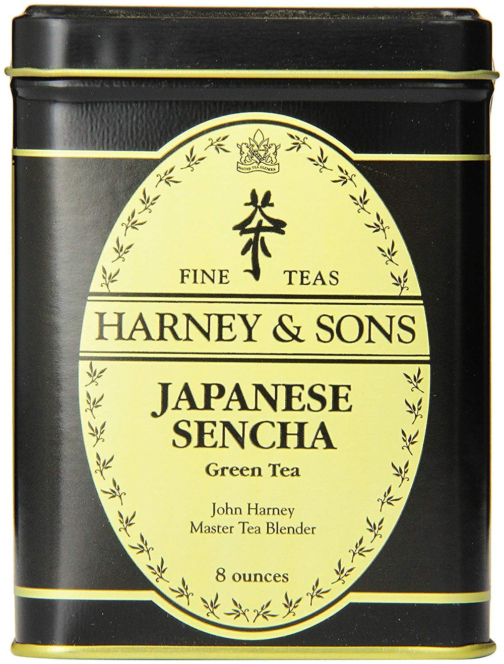 Harney & Sons lata frontal 8 oz mostrando diseño y conservación