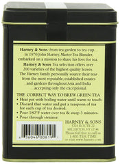 Harney & Sons taza en uso sirviendo té sencha, aroma y calma