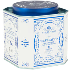 Harney & Sons sobre individual abierto mostrando bolsita y facilidad de uso