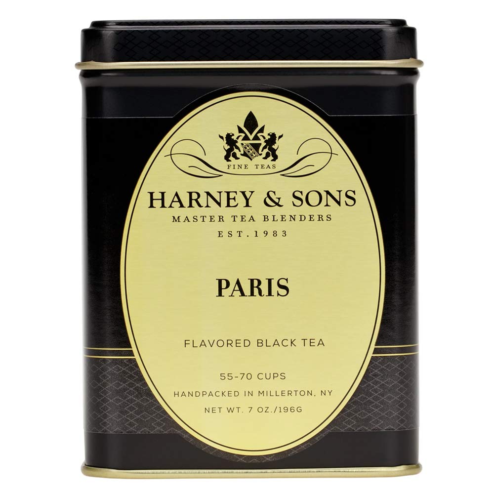 Harney & Sons hojas sueltas de Paris mostrando textura y calidad