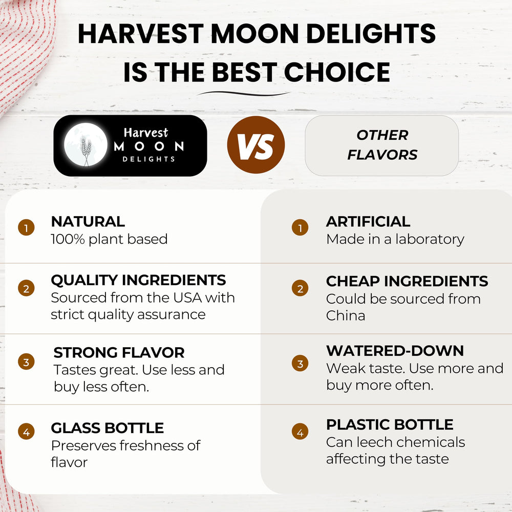 Harvest Moon Delights extracto vertido en smoothie, beneficio: solubilidad y sabor instantáneo