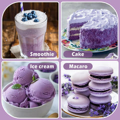 HAVNDRAE vaso de ube latte preparado que realza sabor y color