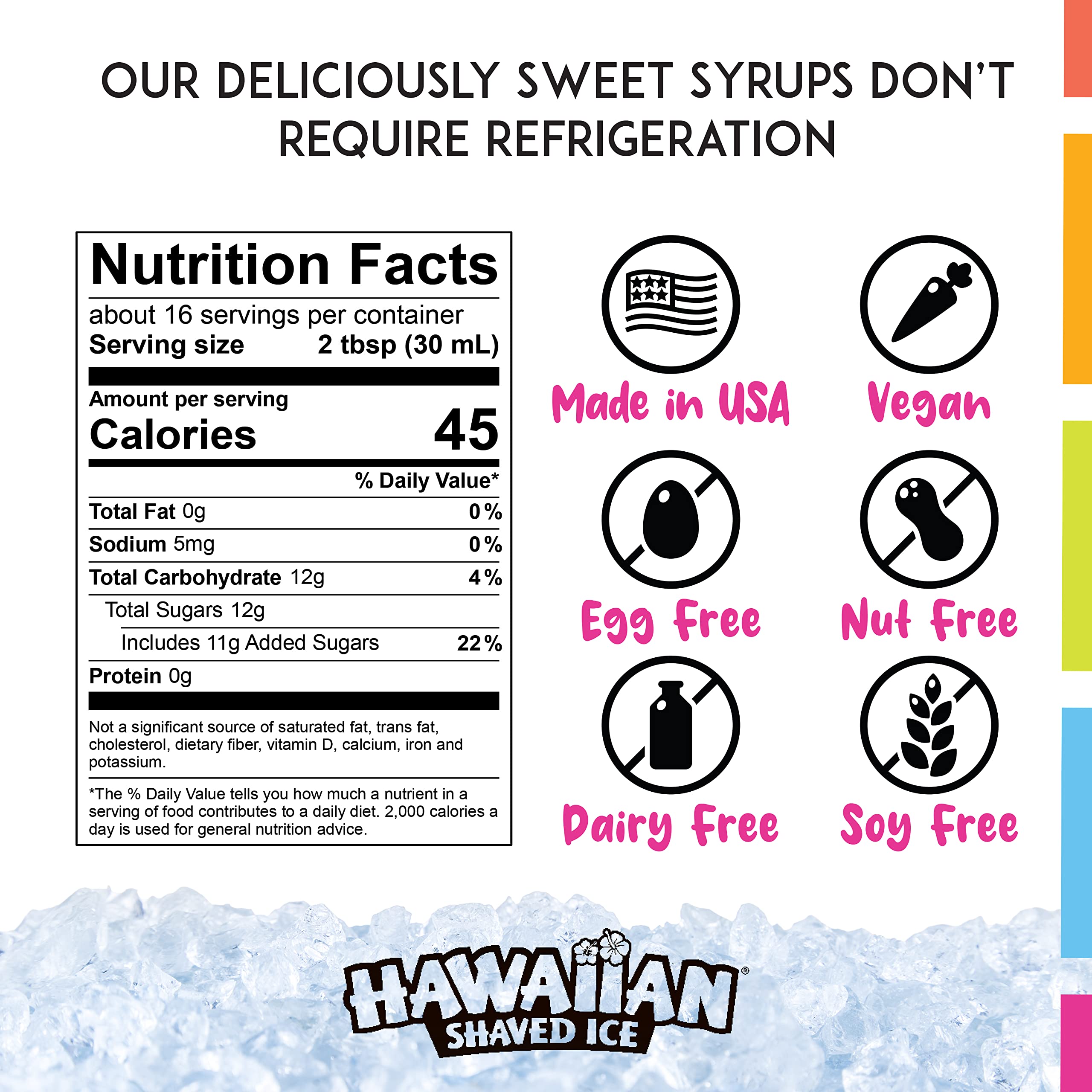 Hawaiian Shaved Ice boquilla vertedora en acción que facilita vertidos precisos y sin desperdicio