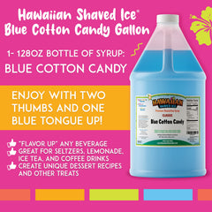 Hawaiian Shaved Ice tapón duradero mostrando sello seguro