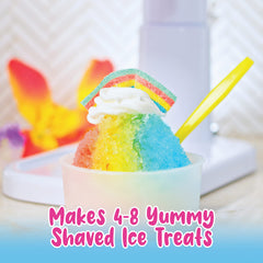 Hawaiian Shaved Ice conjunto de 25 vasos y 25 pajillas tipo cuchara, práctico para servir