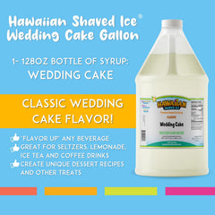 Hawaiian Shaved Ice etiqueta y cierre en detalle, facilita identificación y control de stock
