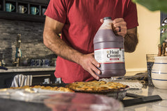 Head Country glaseando costillas con brillo y mejor color en parrilla