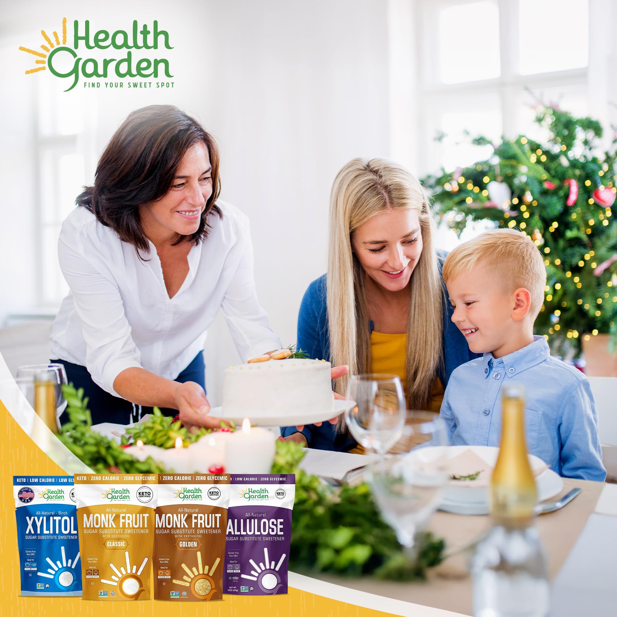 Health Garden en cocina familiar listo para uso en bebidas y postres