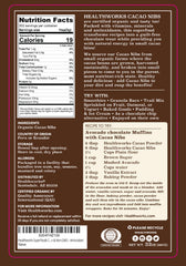 Healthworks Superfoods primer plano de textura crujiente, sabor intenso