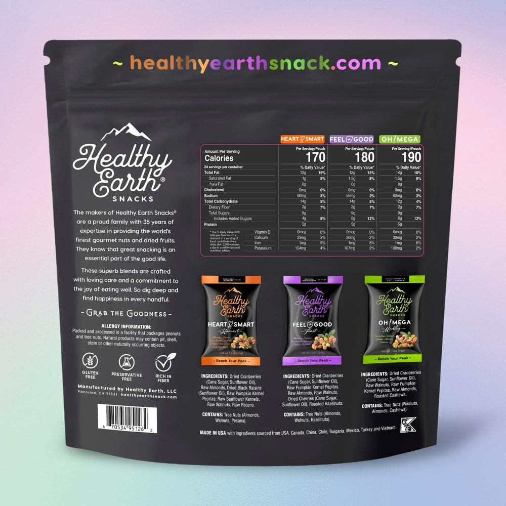 Healthy Earth sobre abierto con textura crujiente y sabor preservado