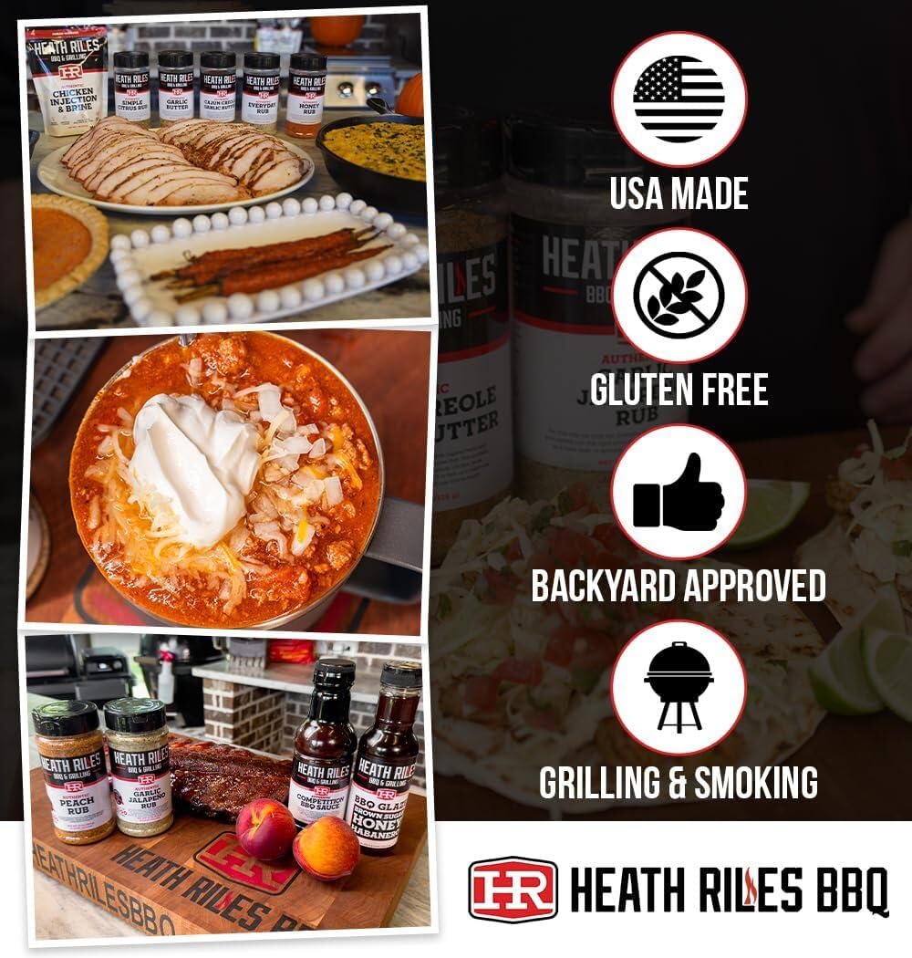 Heath Riles etiqueta con ingredientes y uso recomendado visible