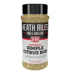 Heath Riles envase Simple Citrus vista frontal con etiqueta clara y atractiva