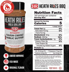 Heath Riles textura del rub en polvo lista para sazonar