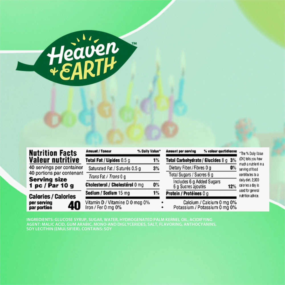 Heaven & Earth taffys usados como relleno de piñata y decoración festiva