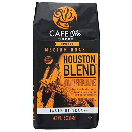 HEB Café Olé envase frontal mostrando la marca y conveniencia para uso diario