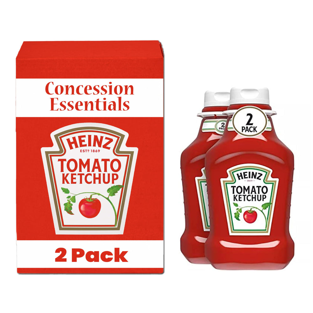 Concession Essentials Heinz botella frontal muestra capacidad y fácil exprimido