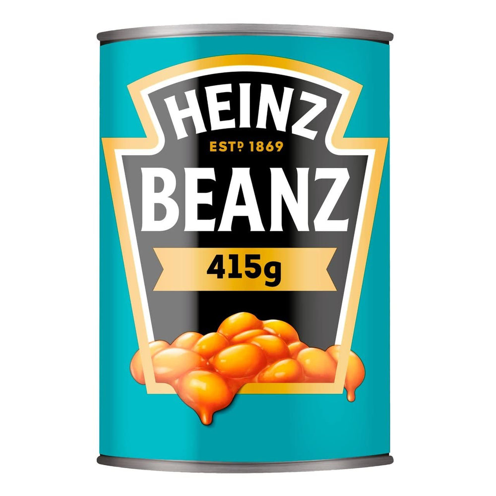 HEINZ primer plano salsa y alubias resaltando textura y apetito