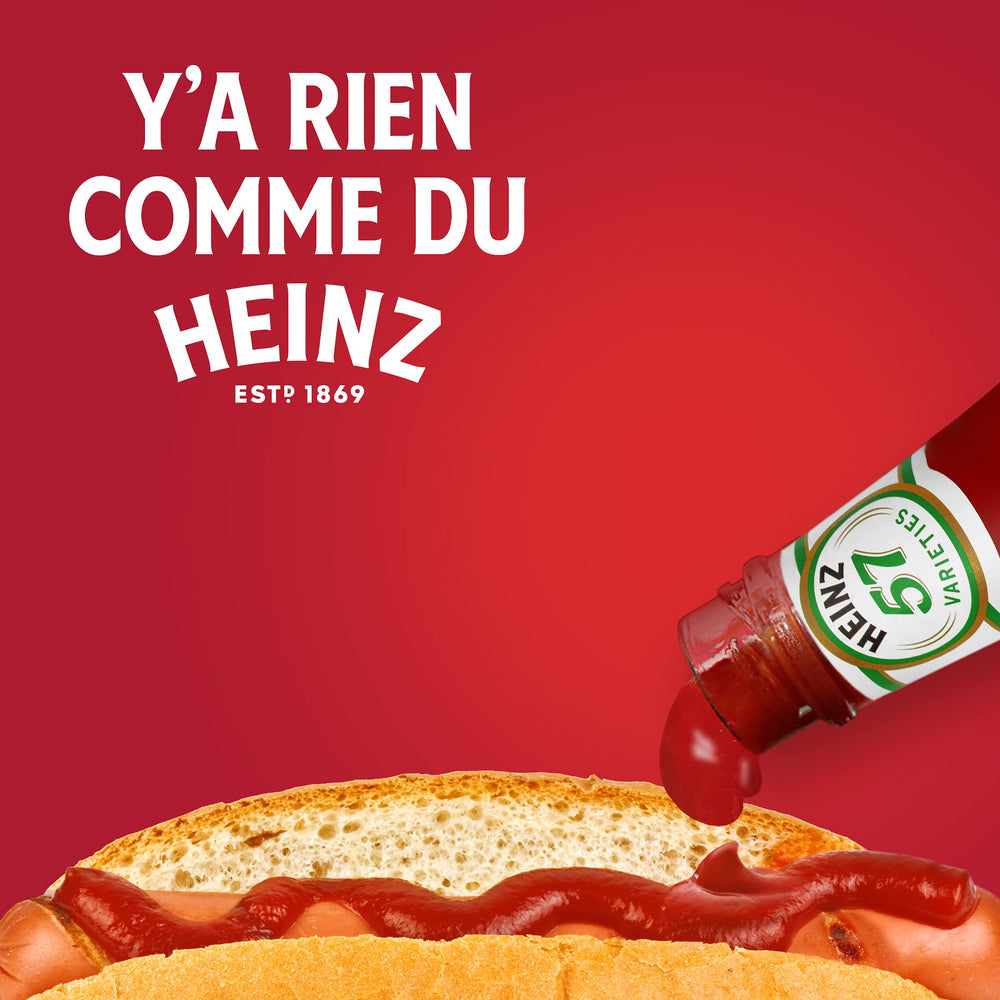 HEINZ en mesa acompañando papas fritas para servir rápido