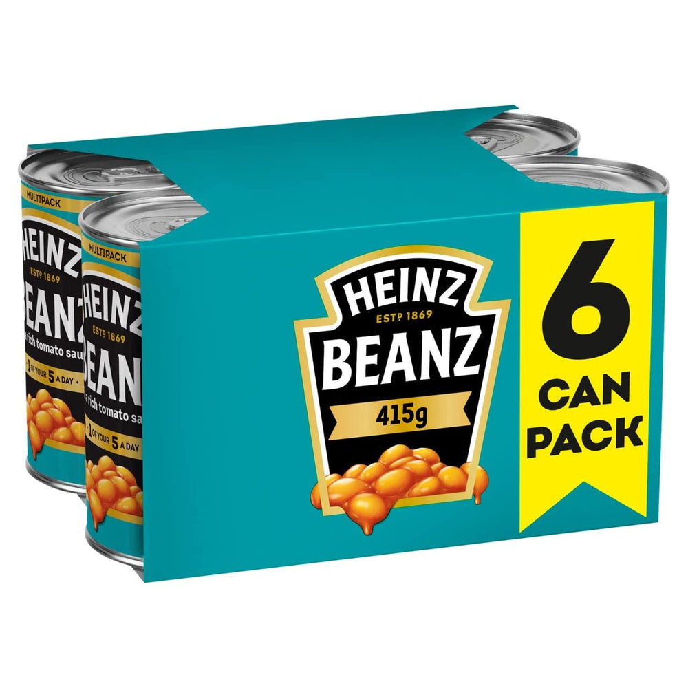 HEINZ lata frontal 415 g mostrando etiqueta clara y uso rápido