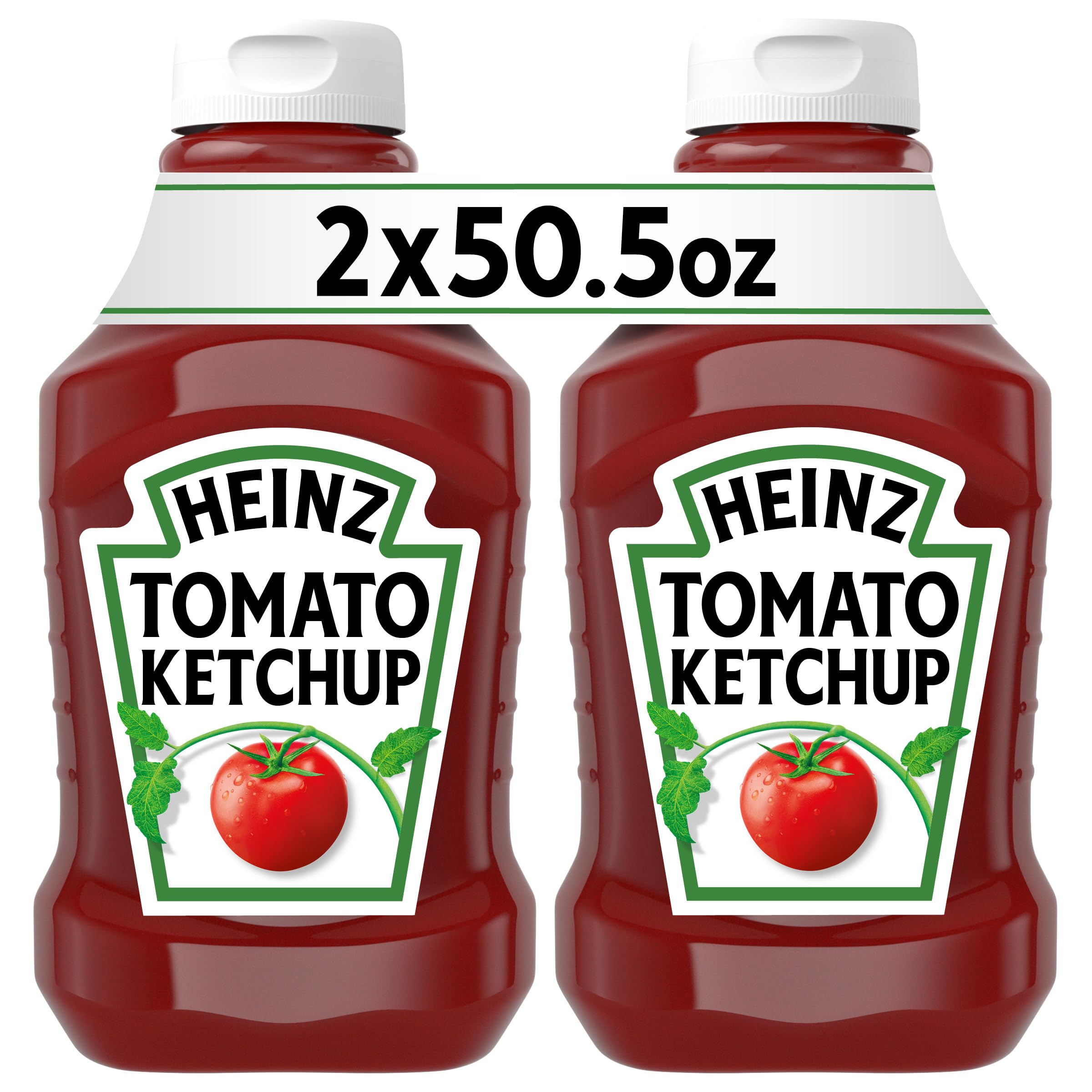 HEINZ pack frontal mostrando dos botellas grandes y ventaja de cantidad