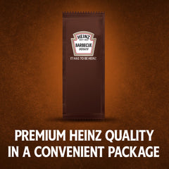HEINZ textura de salsa barbacoa cercana mostrando consistencia espesa