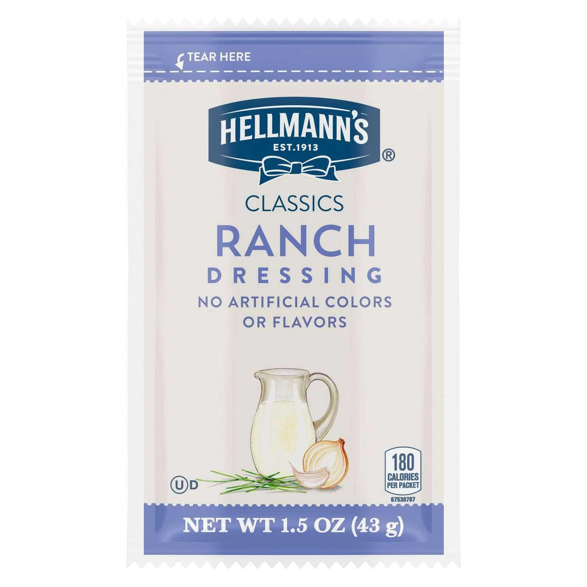 Hellmann's empaque frontal con 102 sobres, presentación profesional y confianza