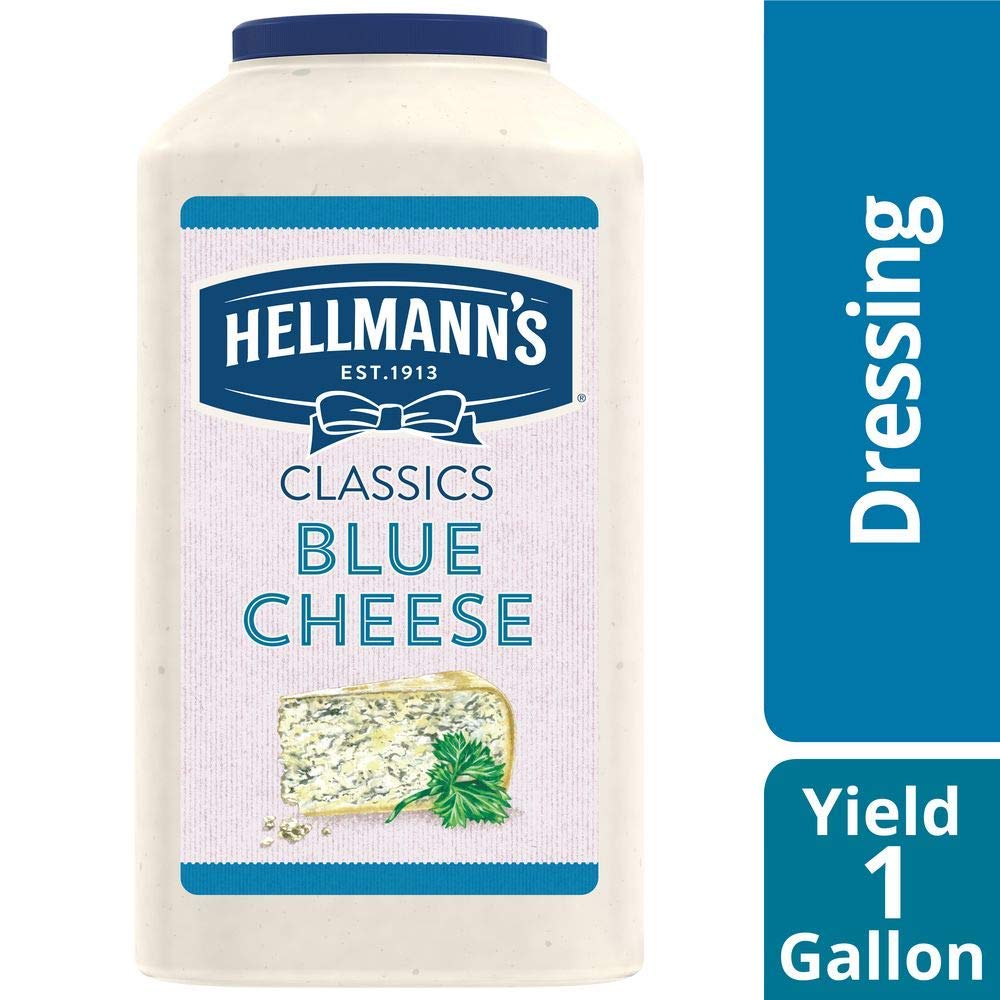 Hellmann's galón junto a objeto para escala, ideal para cocinas con alto volumen