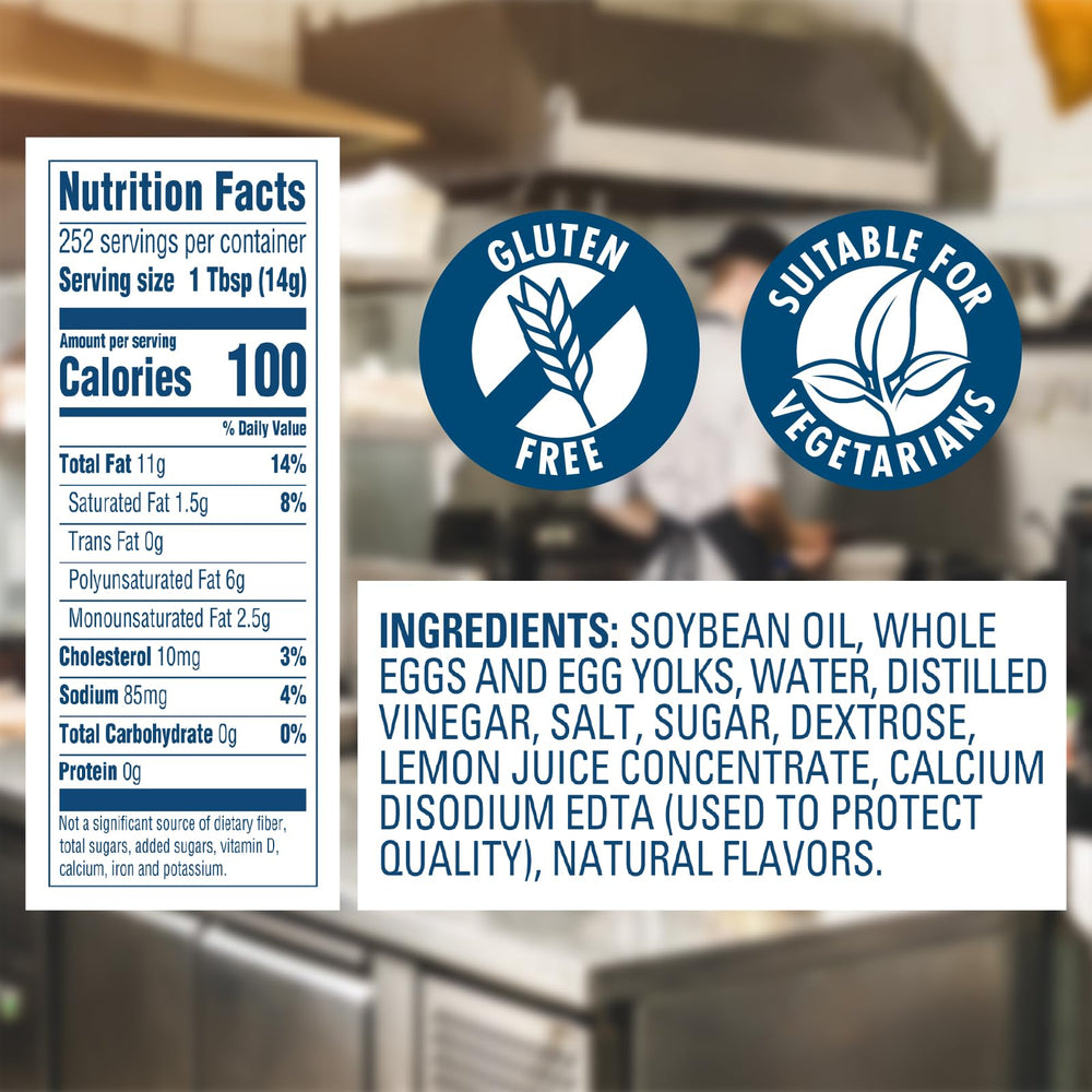 HELLMANN'S textura espesa en cuchara, muestra cremosidad y capacidad de unión