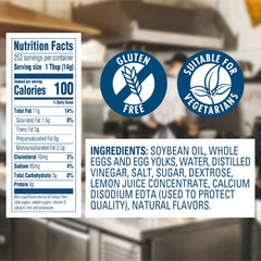 HELLMANN'S textura espesa en cuchara, muestra cremosidad y capacidad de unión