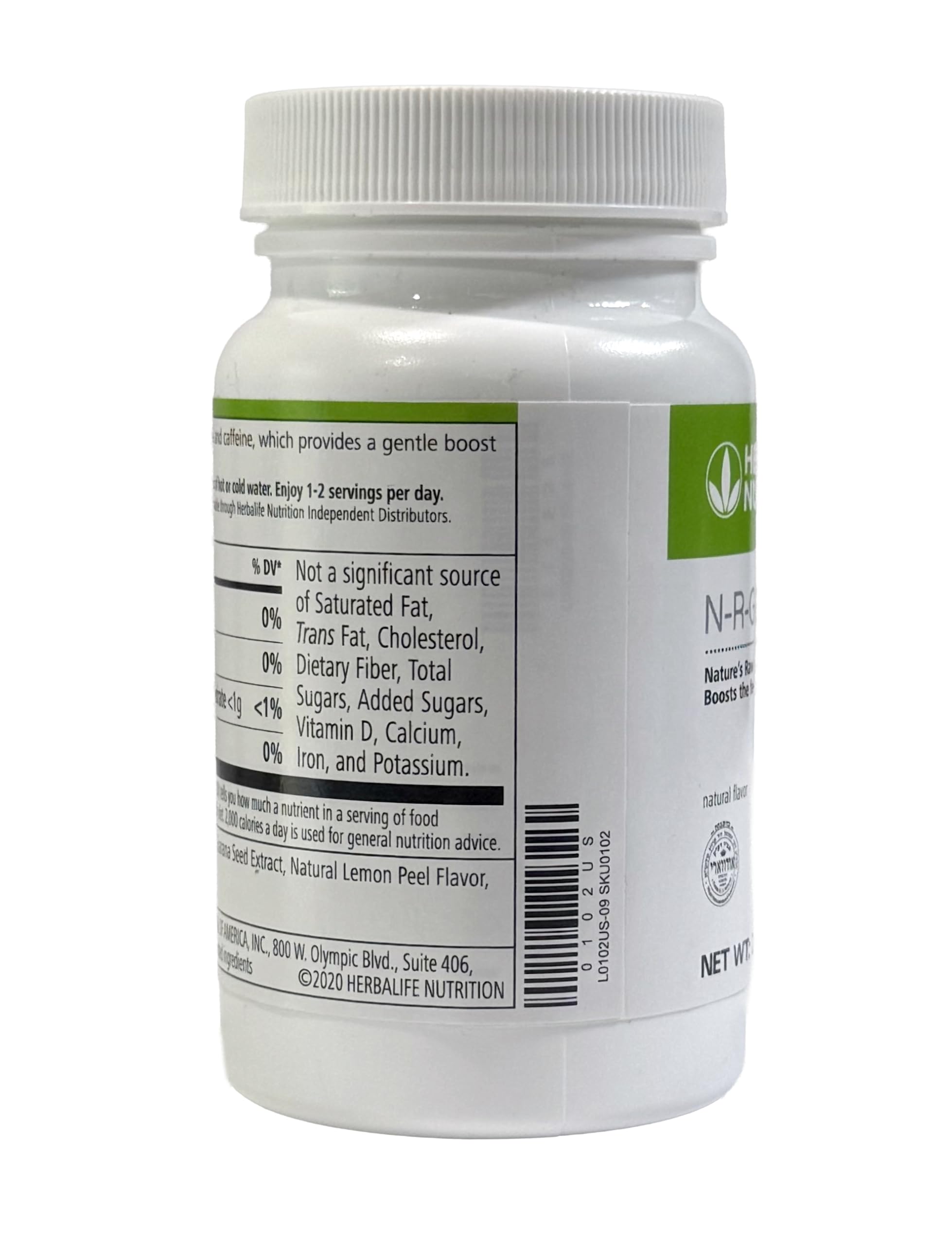 Herbalife Herbal N-R-G bebida preparada en taza, té listo que aporta energía y concentración