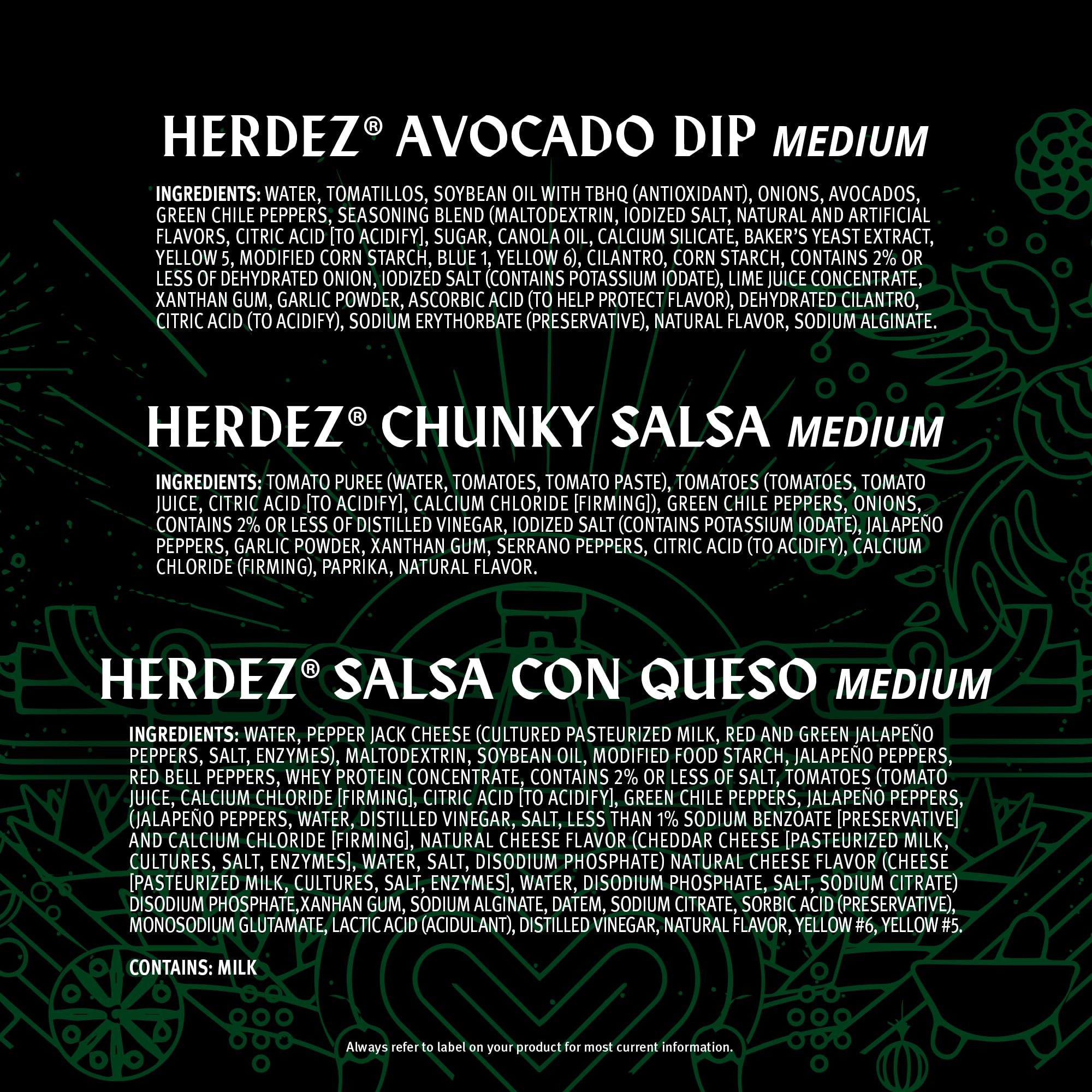 HERDEZ textura de avocado dip con aguacate real y aspecto untuoso