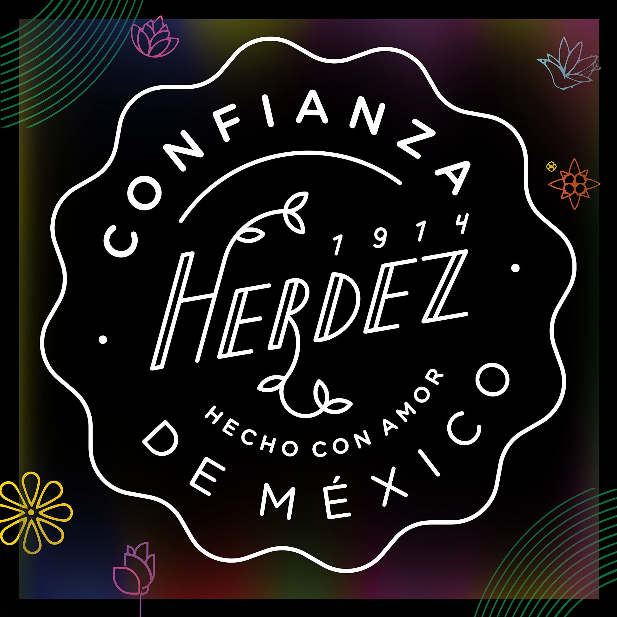 Herdez etiqueta con ingredientes clave y marca visible