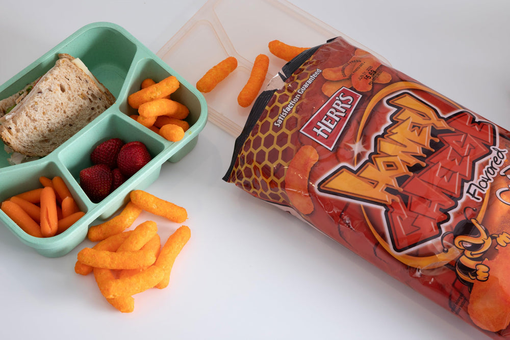 HERR'S etiqueta gluten free destacada y fácil de leer
