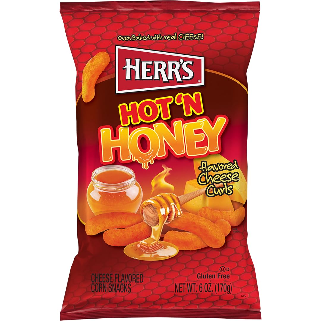 HERR'S cierre del empaque Hot & Honey que conserva frescura y facilidad de apertura