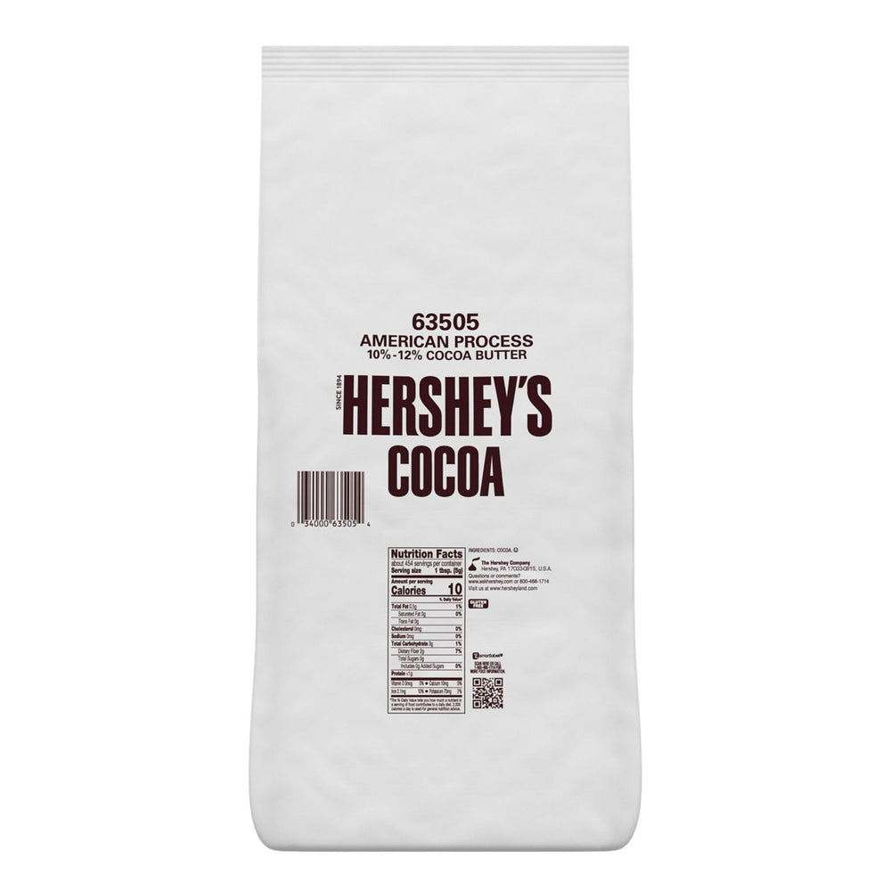 HERSHEY'S primer plano de textura del cacao en polvo para mezcla homogénea