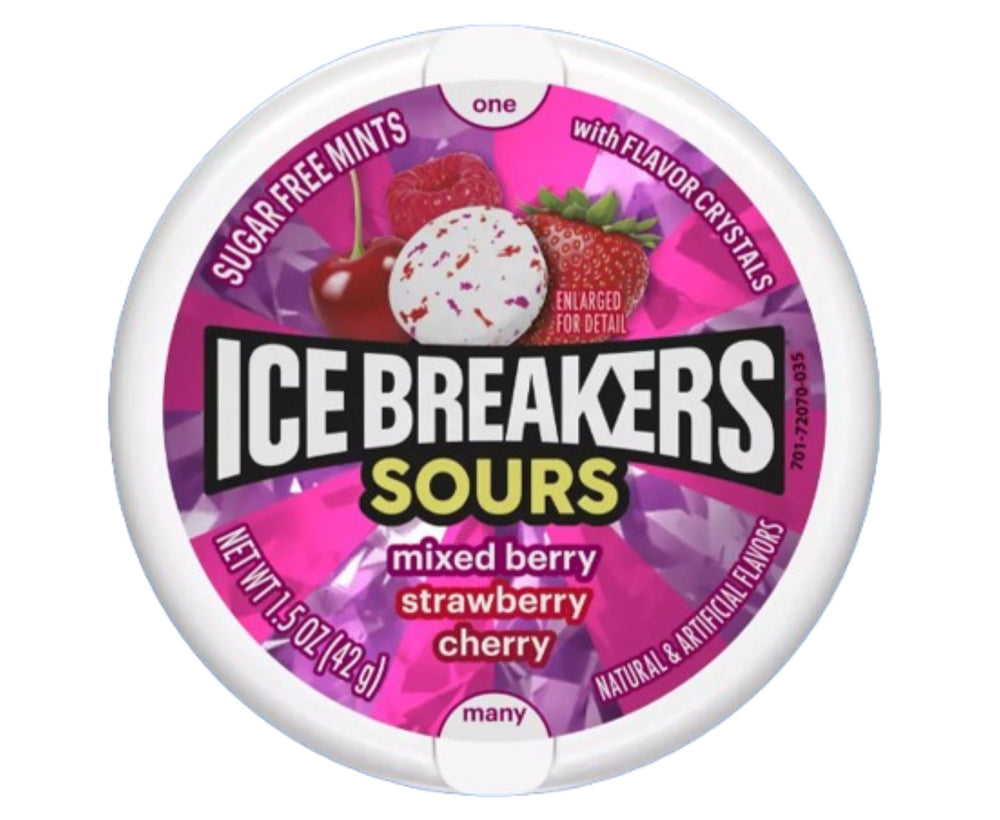 HERSHEY'S Ice Breakers en la guantera del coche accesible en viajes