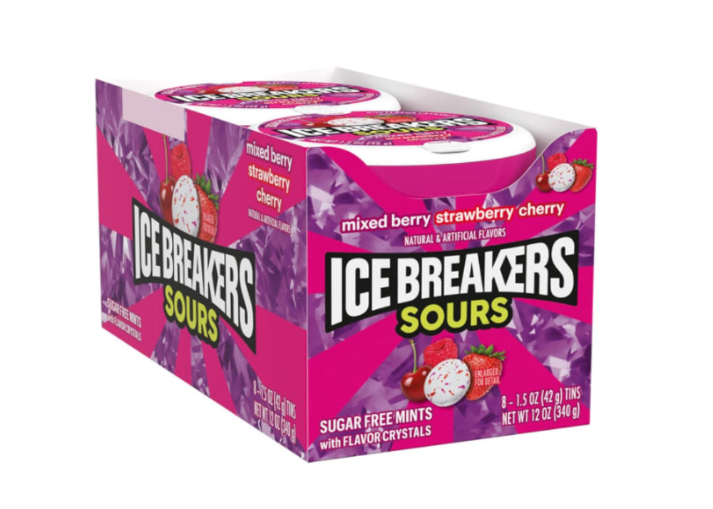 HERSHEY'S Ice Breakers en escritorio de oficina aporta frescura rápida