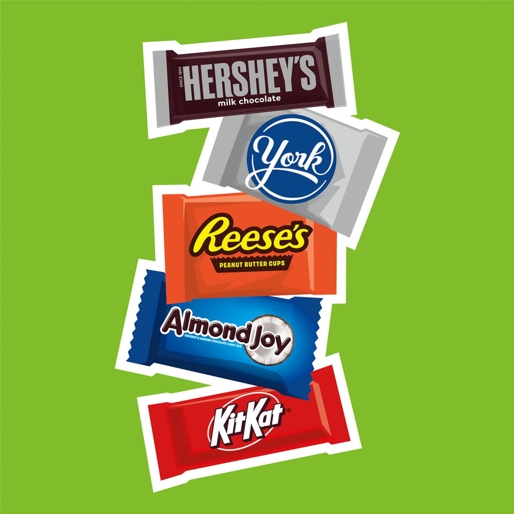 HERSHEY'S frasco de dulces en cocina mostrando uso práctico en casa
