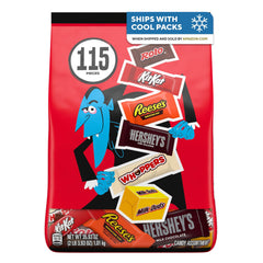 HERSHEY'S paquete frente mostrando mezcla ideal para Halloween