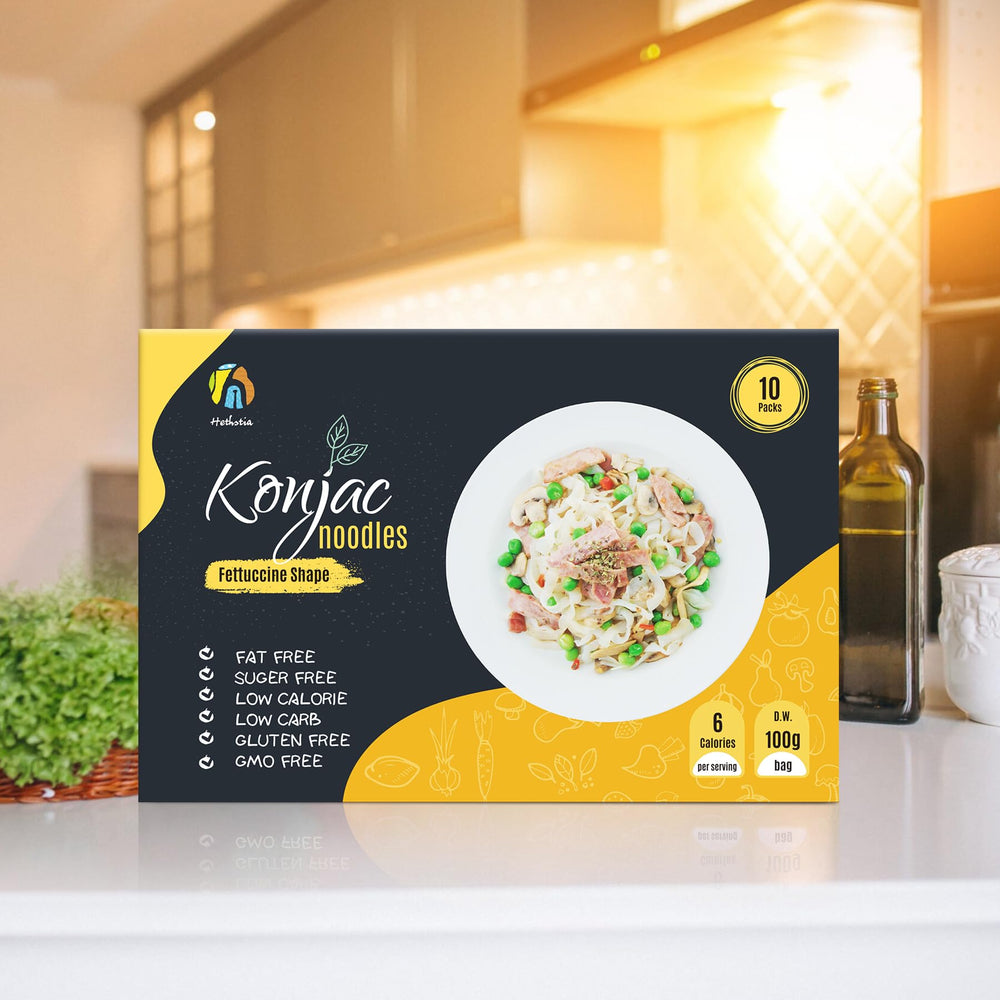 Hethstia fettuccine salteado en sartén, listo en minutos