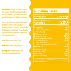 Hethstia primer plano de textura de fideos no fritos, firmeza mejorada