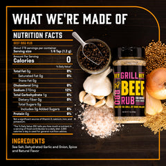 Hey Grill Hey aplicado sobre carne en parrilla mostrando resultado sabroso